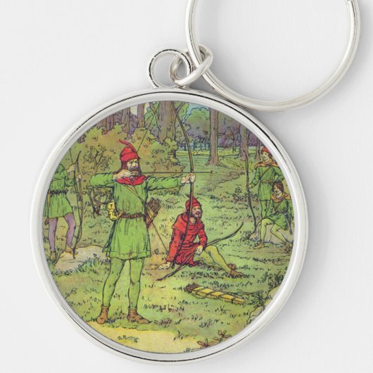 Robin Hood In The Forest Sleutelhanger (Voorkant)