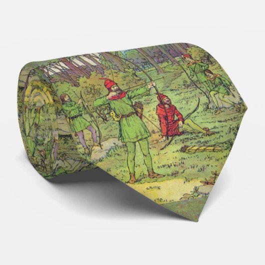 Robin Hood In The Forest  Stropdas (Opgerold)