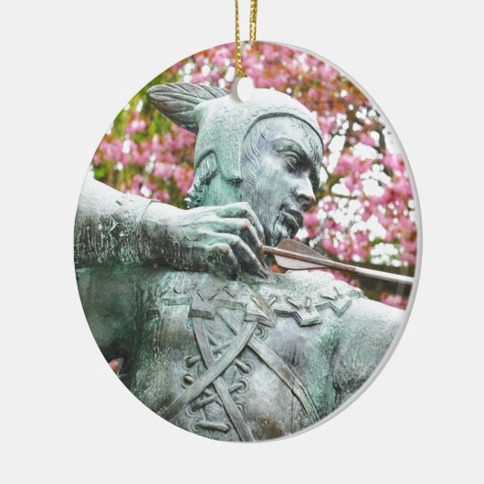 Robin Hood Keramisch Ornament (Links)