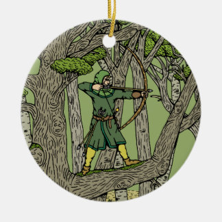 Robin Hood Keramisch Ornament