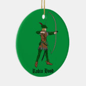  Robin Hood-kerstversieringen Keramisch Ornament (Rechts)