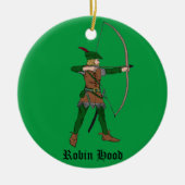  Robin Hood-kerstversieringen Keramisch Ornament (Voorkant)