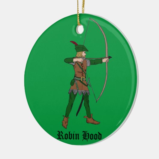  Robin Hood-kerstversieringen Keramisch Ornament (Links)
