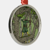 Robin Hood Metalen Ornament (Rechts)