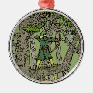 Robin Hood Metalen Ornament