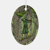 Robin Hood Metalen Ornament (Voorkant Rechts)