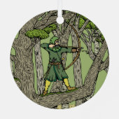 Robin Hood Metalen Ornament (Achterkant)