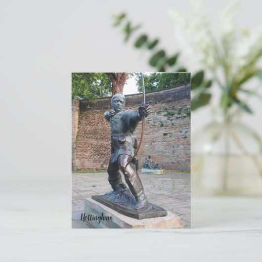 Robin Hood, Nottingham Briefkaart (Staand voorkant)