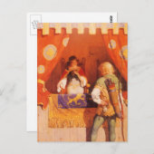  Robin Hood ontmoet Maid Marian door NC Wyeth Briefkaart (Voorkant / Achterkant)
