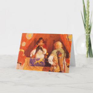  Robin Hood ontmoet Maid Marian door NC Wyeth Kaart