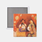  Robin Hood ontmoet Maid Marian door NC Wyeth Magneet (Voorkant / Achterkant)