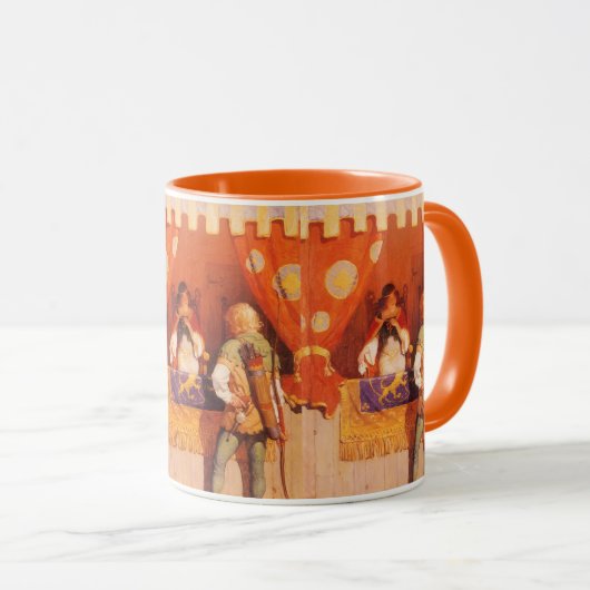  Robin Hood ontmoet Maid Marian door NC Wyeth Mok (Voorkant rechts)