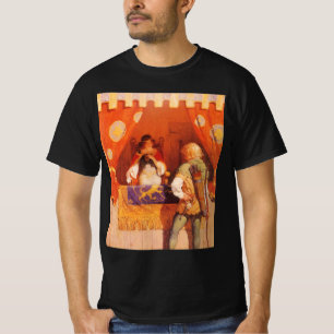 Robin Hood ontmoet Maid Marian door NC Wyeth T-shirt