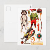 Robin Hood, Paper Doll, Louis Wain Briefkaart (Voorkant / Achterkant)