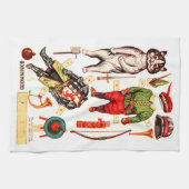 Robin Hood, Paper Doll, Louis Wain Theedoek (Horizontaal)