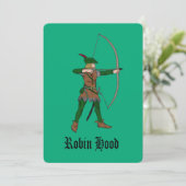 Robin Hood Party Uitnodigingen (Staand voorkant)