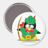 Robin Hood Penguin Magneet (Voorkant / Achterkant)