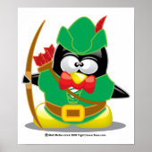 Robin Hood Penguin Poster (Voorkant)