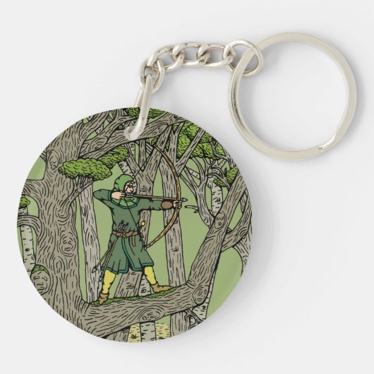 Robin Hood Sleutelhanger (Achterkant)