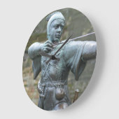 Robin Hood Statue Nottingham Grote Klok (Hoek)