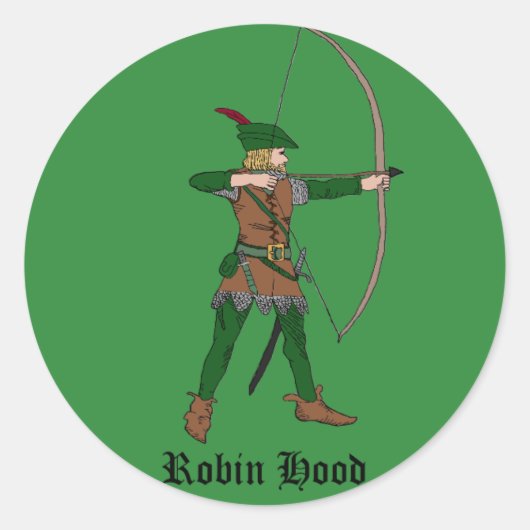 Robin Hood Sticker (Voorkant)