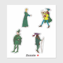 Robin Hood Sticker 4-pack nr. 2
