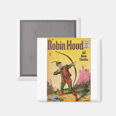 Robin Hood - Superheld - Super Comics - Robin Hood Magneet (Voorkant / Achterkant)