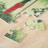 Robin Hood, van 'Peeps in het verleden', gepublice Legpuzzel (Zijkant)