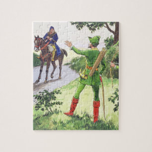 Robin Hood, van 'Peeps in het verleden', gepublice Legpuzzel