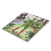 Robin Hood, van 'Peeps in het verleden', gepublice Tegeltje (Zijkant)