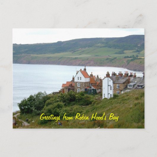 Robin Hood's Bay Briefkaart (Voorkant)