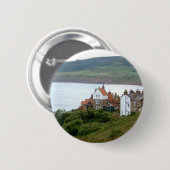 Robin Hood's Bay Ronde Button 5,7 Cm (Voorkant /achterkant)