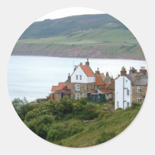 Robin Hood's Bay Ronde Sticker