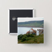 Robin Hood's Bay Vierkante Button 5,1 Cm (Voorkant /achterkant)