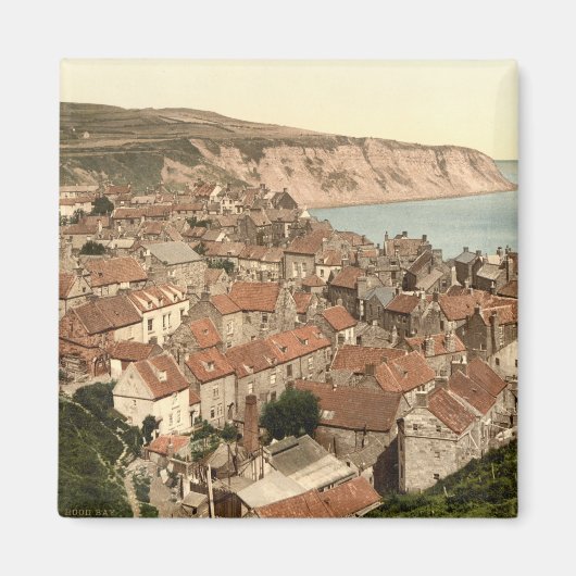 Robin Hood's Bay, Whitby, Yorkshire, Engeland Magneet (Voorkant)