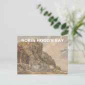 Robin Hood's Bay, Yorkshire Vintage Feestdagenkaart (Staand voorkant)