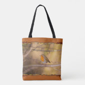 Robin in de Bossen Tote Bag (Achterkant)