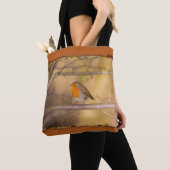 Robin in de Bossen Tote Bag (Dichtbij)