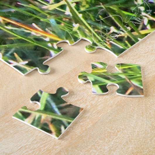 Robin in Grass Legpuzzel (Zijkant)