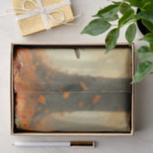 Robin in Herfst/Herfst Bos, bladeren Decoupage Tissuepapier (Geschenk)