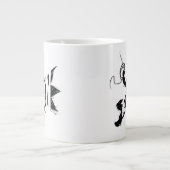 Robin Ink Brush Naam Grote Koffiekop (Voorkant)