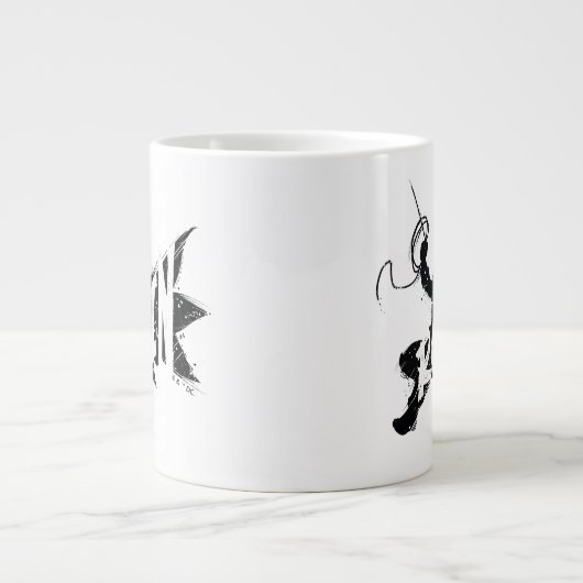 Robin Ink Brush Naam Grote Koffiekop (Voorkant)