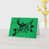 Robin Ink Brush Naam Kaart (Gele Bloem)