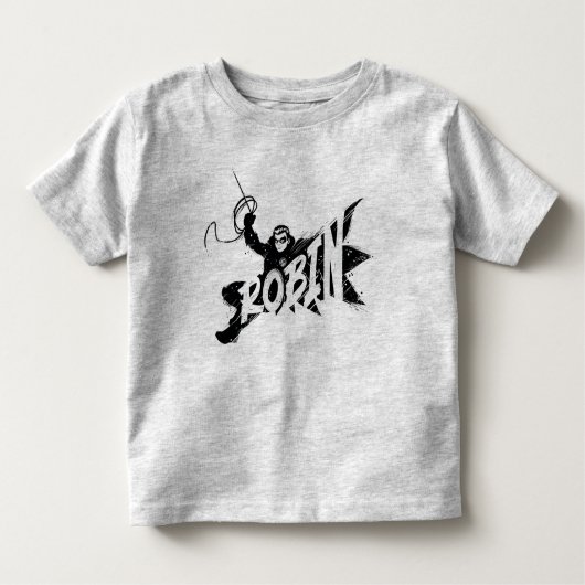 Robin Ink Brush Naam Kinder Shirts (Voorkant)