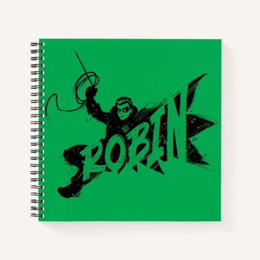 Robin Ink Brush Naam Notitieboek (Voorkant)