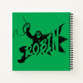 Robin Ink Brush Naam Notitieboek (Achterkant)