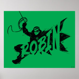 Robin Ink Brush Naam Poster