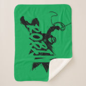 Robin Ink Brush Naam Sherpa Deken (Voorkant)