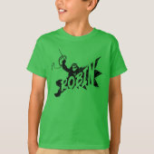 Robin Ink Brush Naam T-shirt (Voorkant)