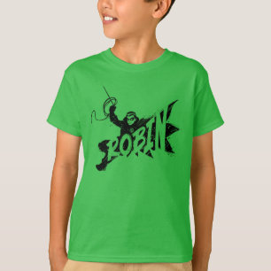 Robin Ink Brush Naam T-shirt